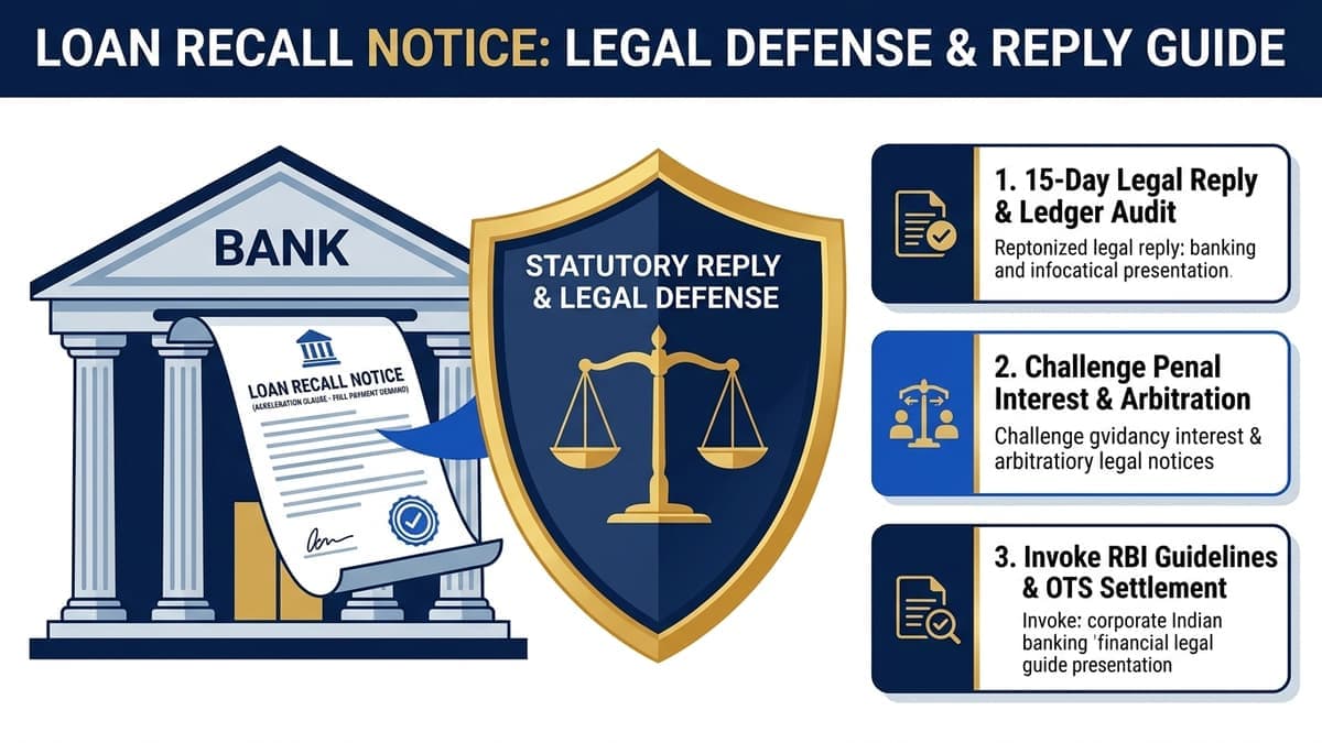 Loan Recall Notice from Bank Legal Defense and Reply Guide