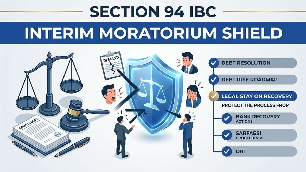 Section 94 IBC Personal Insolvency Interim Moratorium Workflow