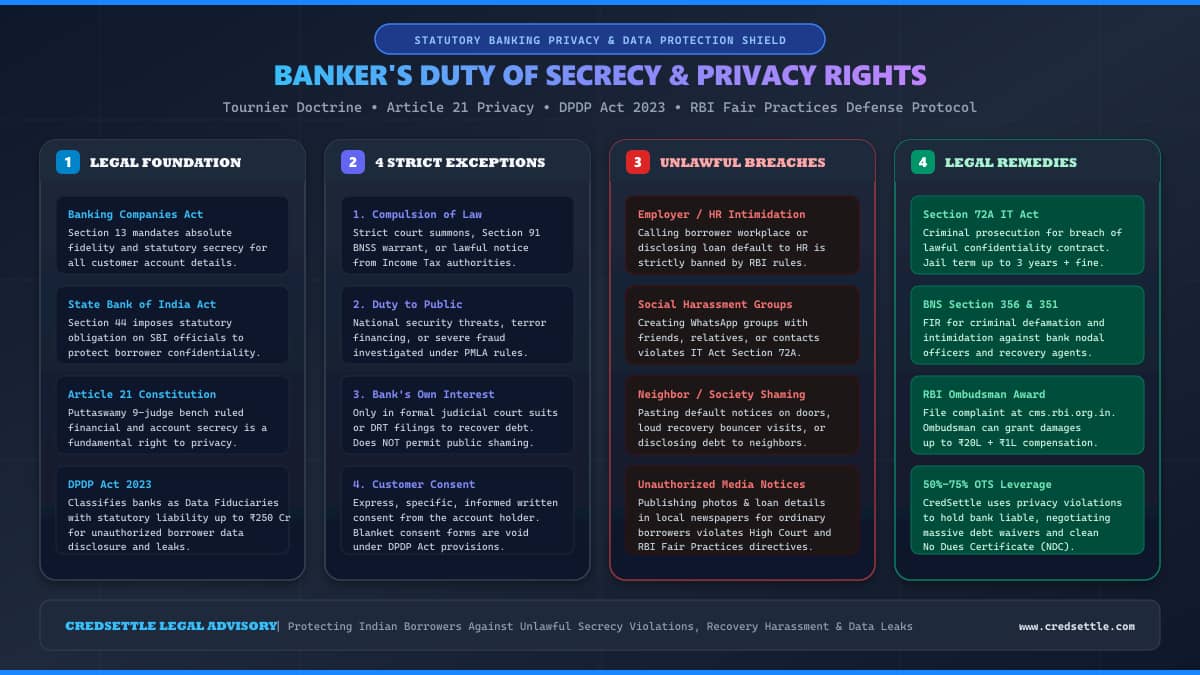 Banker Duty of Secrecy and Customer Privacy Rights Legal Blueprint
