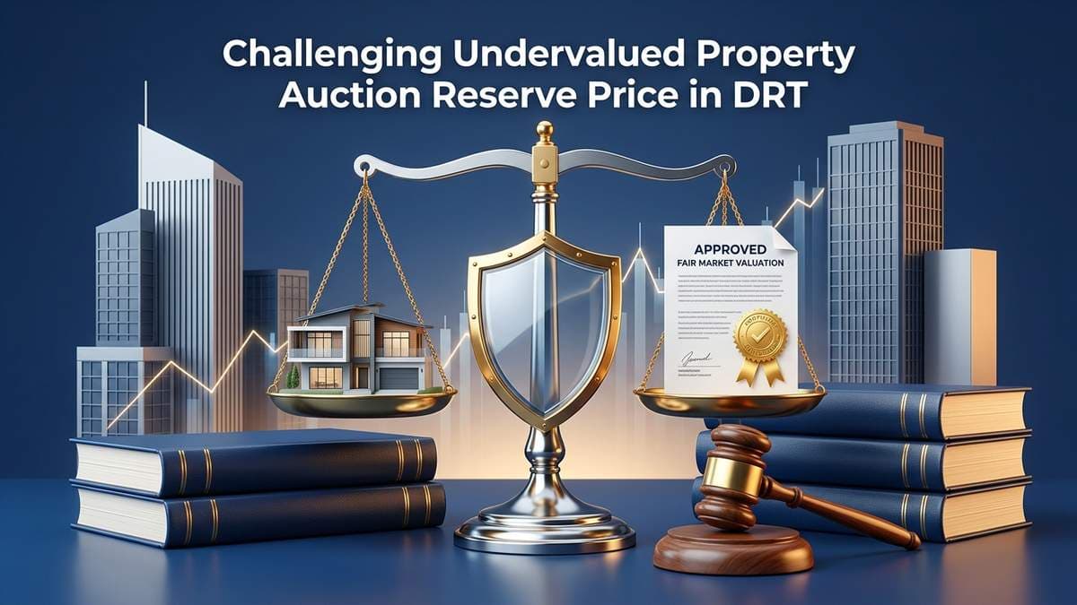 Challenging Undervalued SARFAESI Property Auction Reserve Price in DRT