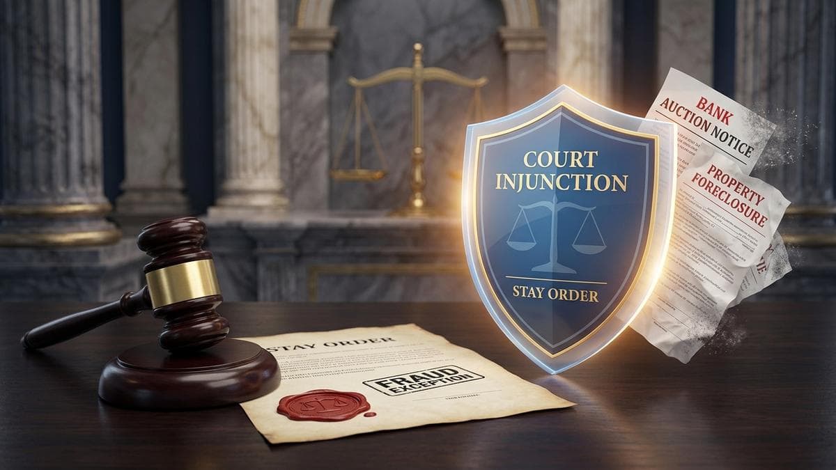 Civil Court Injunction Against SARFAESI Section 34 Fraud Exception