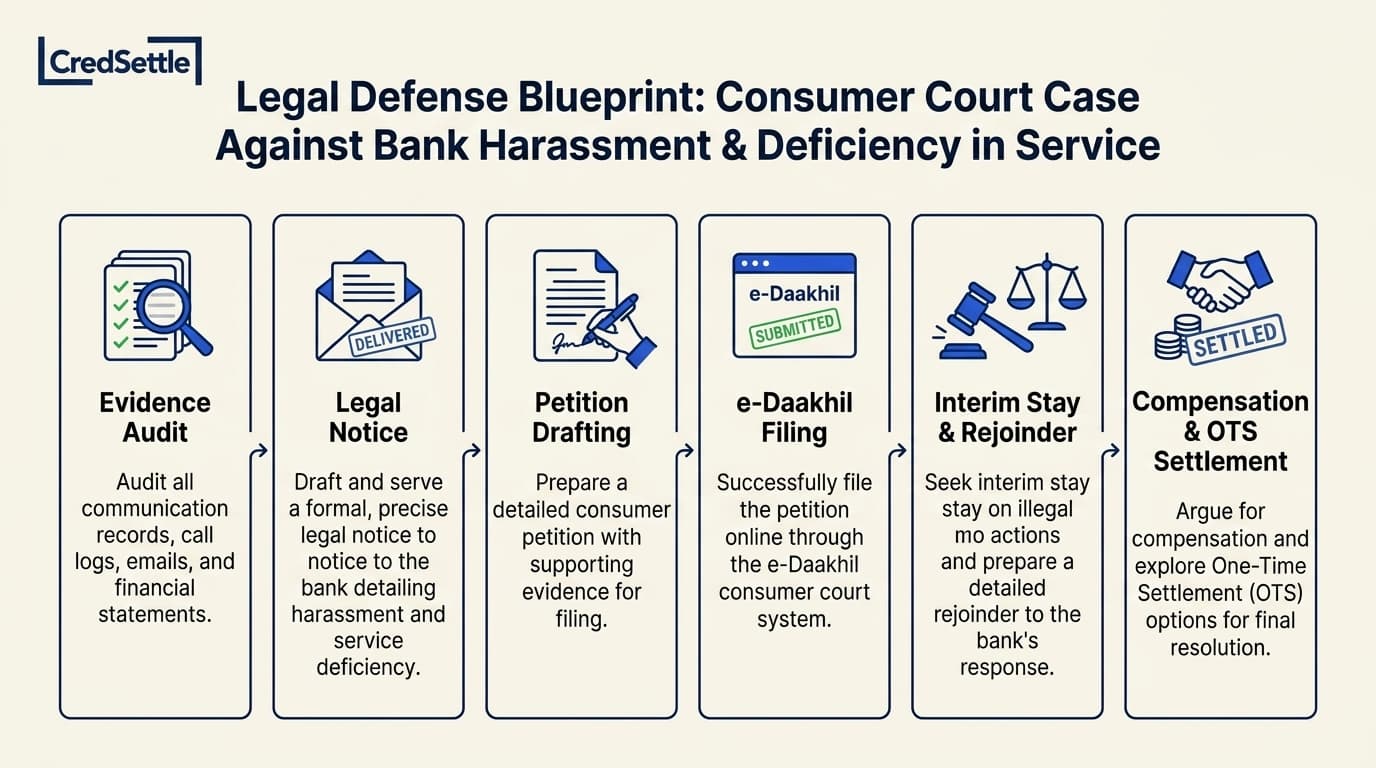 Consumer Court Against Bank Harassment & Deficiency in Service Legal Blueprint