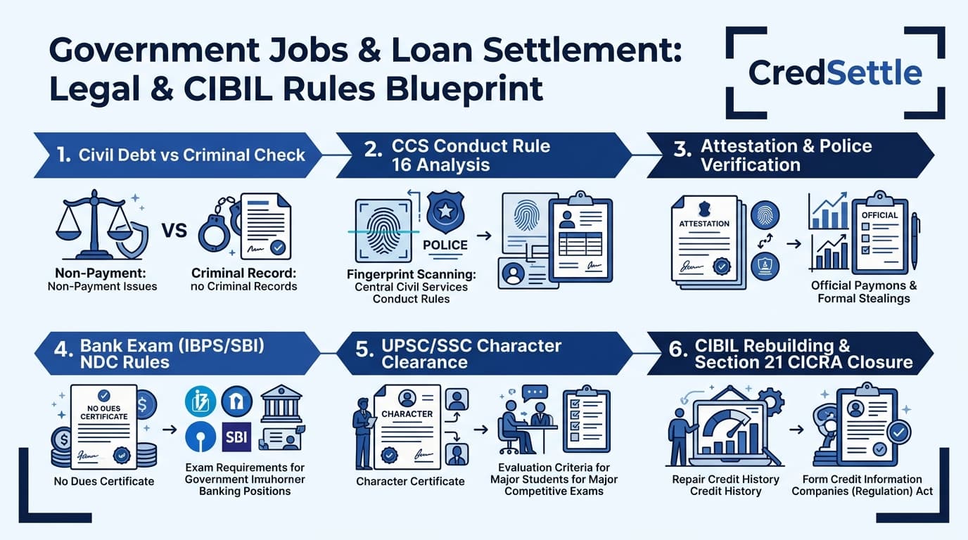 Government Jobs and Loan Settlement: Legal and CIBIL Rules Blueprint