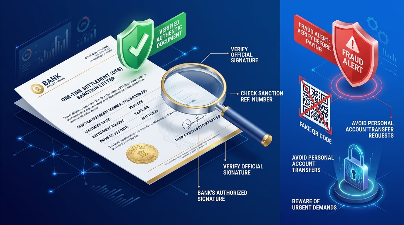 How to Verify Bank OTS Sanction Letter and Avoid Fake Settlement Scams