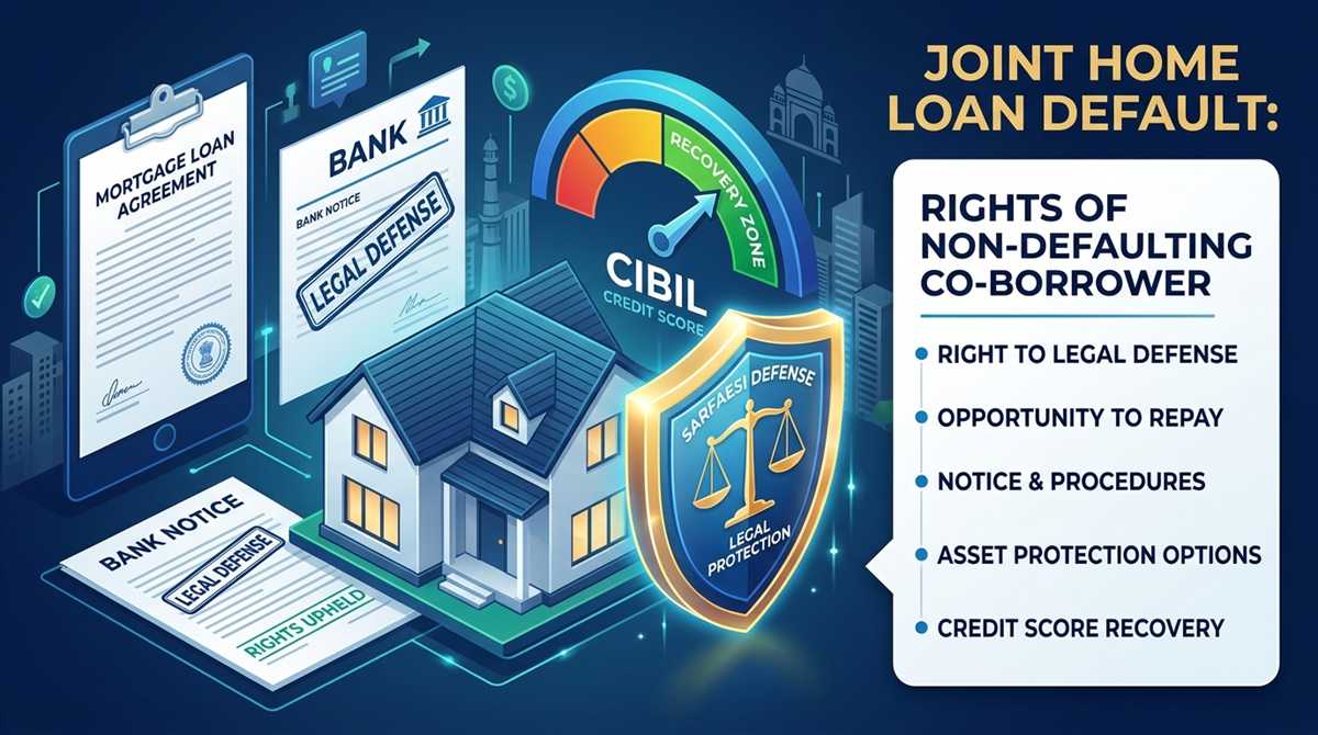 Joint Home Loan Default Co-Borrower Rights and SARFAESI Legal Defense