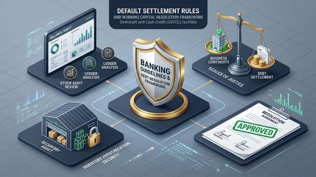 OD CC Default Settlement Rules and RBI NPA Resolution Guide