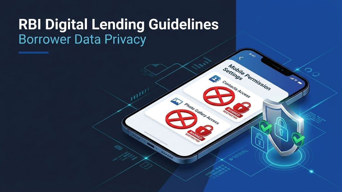 RBI Digital Lending Guidelines Ban on Contacts and Photo Gallery