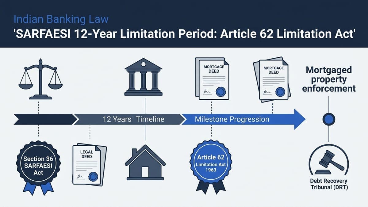SARFAESI 12-Year Limitation Period and Article 62 Rules