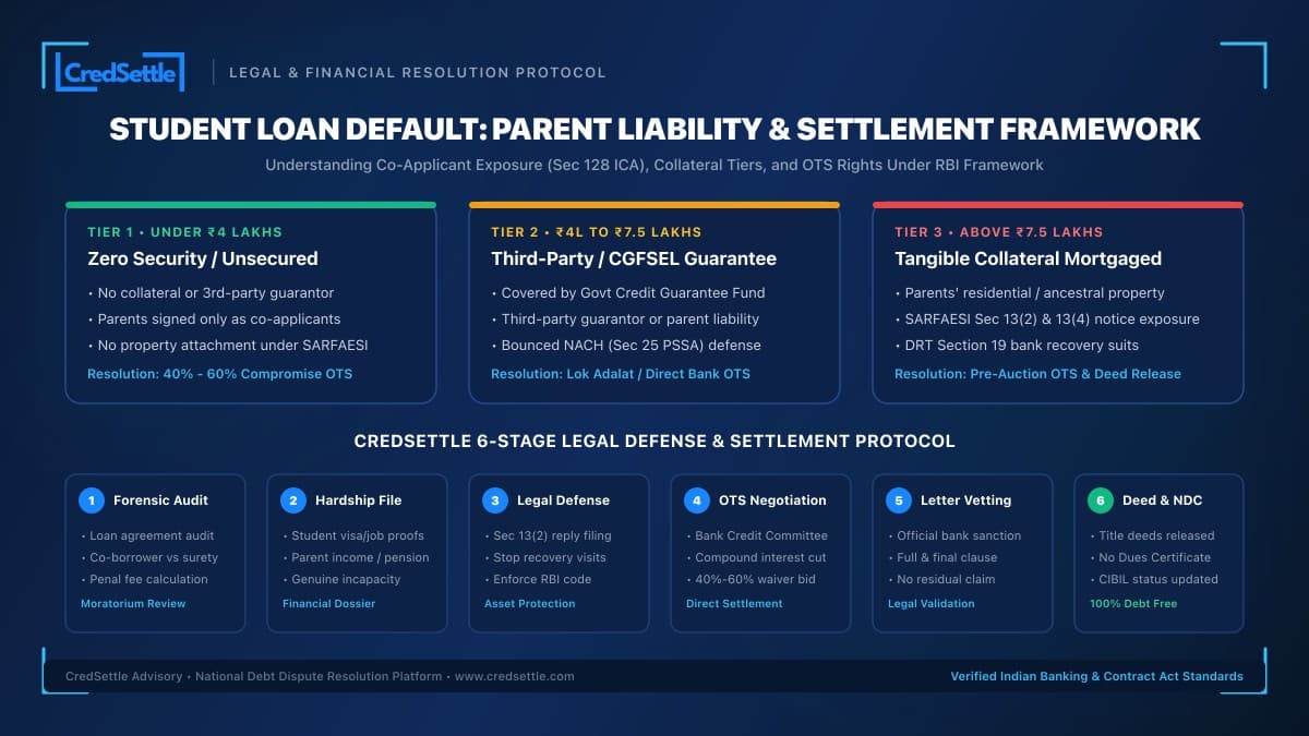 Education Loan Default Parents Legal Liability and Settlement Framework